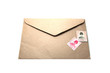 stamp and  letter