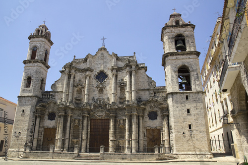 Photo: The Havana Cathedral in Cuba The Havana Cathedral in Cuba