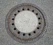 round manhole cover