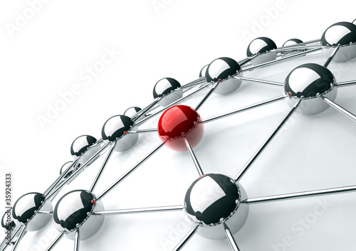 Illustration: concepto de trabajo en red concepto de trabajo en red