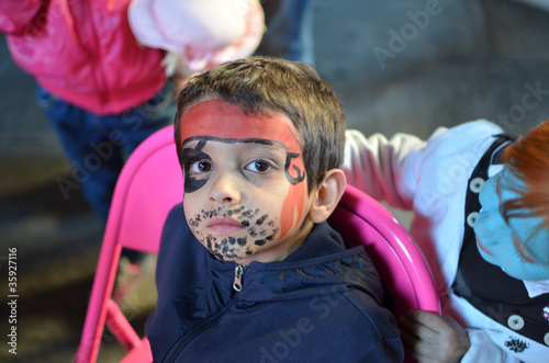 Photo: bambino con trucco bambino con trucco