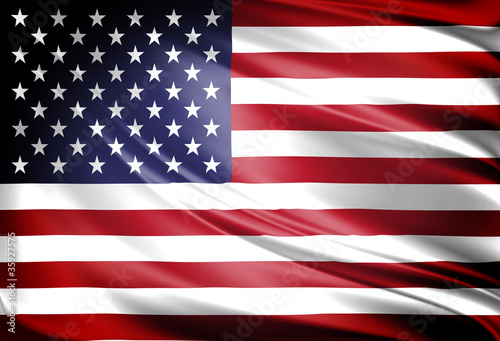 Illustration: Flag of America Flag of America