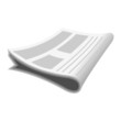 Newspaper cartoon isolated over white background Newspaper cartoon isolated over white background