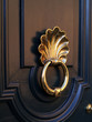 sea shell shaped brass door knocker sea shell shaped brass door knocker