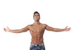 Young strong man