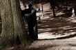 death lurking in the cemetery