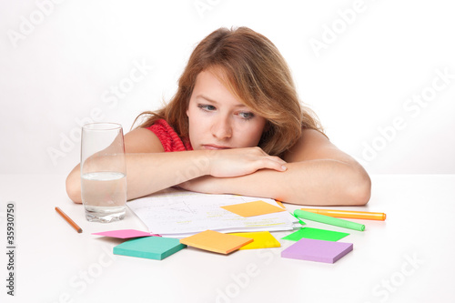 Photo: Bored student Bored student