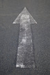 asphalt street arrow