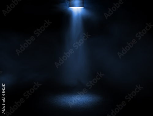 Foto: Light beam at the stage Light beam at the stage