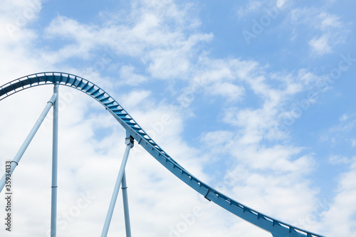 Photo: Rollercoaster loops. Rollercoaster loops.