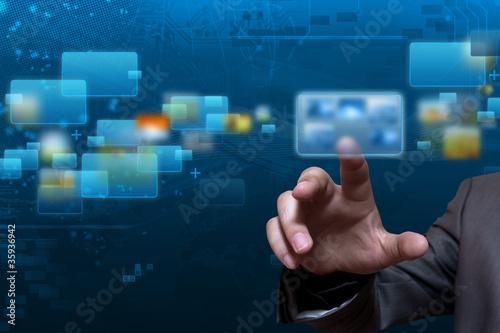 Photo: Streaming screen technology Streaming screen technology