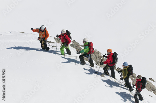 Foto: gemeinsamer Aufstieg gemeinsamer Aufstieg
