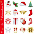 Christmas icons set