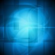 Bright blue design