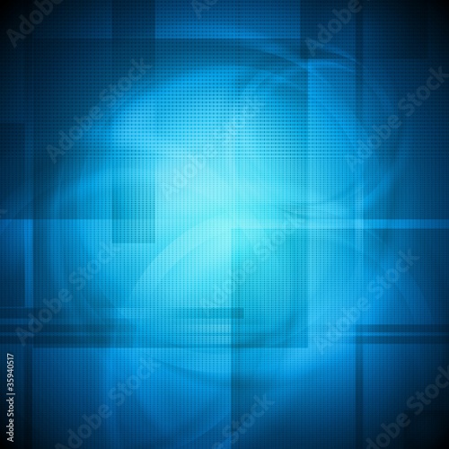 Vector: Bright blue design Bright blue design