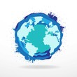 Modern Globe illustration