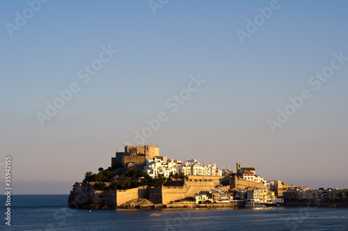 Photo: Castillo de peñiscola, papa luna. Castillo de peñiscola, papa luna.