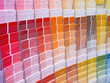 Colorful paint samples