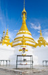 Wat Jong Klang temple in Mae Hong Son City, Northern Thailand. Wat Jong Klang temple in Mae Hong Son City, Northern Thailand.