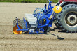 Tractor - modern farm equipment in field
