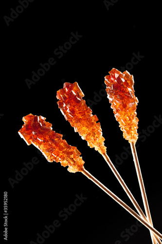 Photo: candy brown sugar on a stick candy brown sugar on a stick