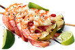 Photo: Prawn and Lime Skewers Prawn and Lime Skewers