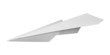 white paper plane