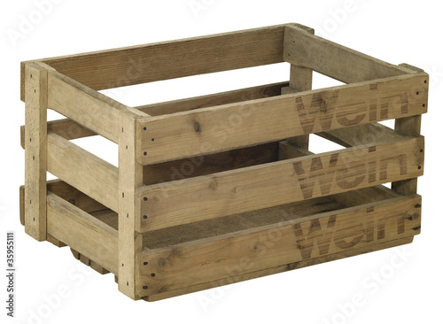 Photo: wooden wine crate wooden wine crate