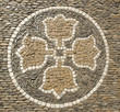 mosaic on a walkway in Freiburg im Breisgau