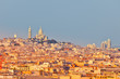 Montmartre and Sacre-Coeur church, Paris