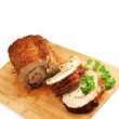 Schweinefleisch Rollbraten gefüllt