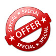 "SPECIAL OFFER" Marketing Stamp (sale limited offers web button)