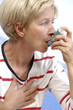 Foto: Femme asthmatique Femme asthmatique