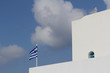 griechische flagge mit kirche