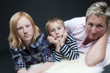 Mutter mit Kindern alleinerziehend