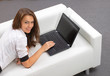 young woman with laptop young woman with laptop