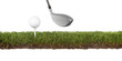 crosscut green with golfball crosscut green with golfball