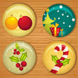 Foto: Cute Christmas badges Cute Christmas badges
