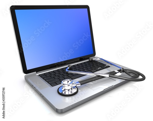 Illustration: Laptop Diagnose Laptop Diagnose