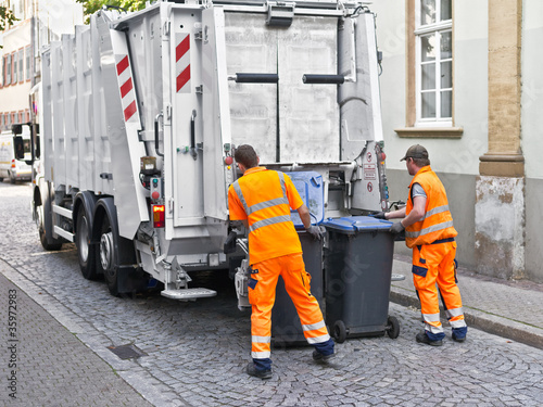 Photo: Müllabfuhr Müllabfuhr