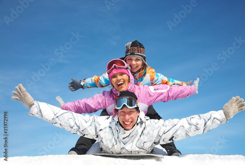 Foto: friends in winter friends in winter