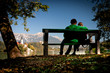 Young couple in Bled