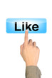 Photo: like blue button. like blue button.