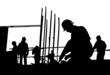 Arbeiter auf der Baustelle