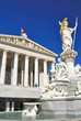 Wiener Parlamentsgebäude mit Pallas-Athene-Brunnen