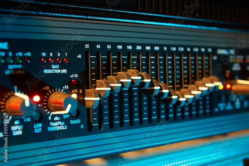 Photo: Audio equalizer Audio equalizer