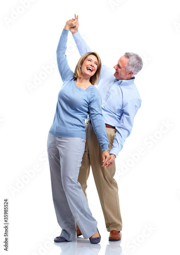 Photo: Happy elderly couple. Happy elderly couple.
