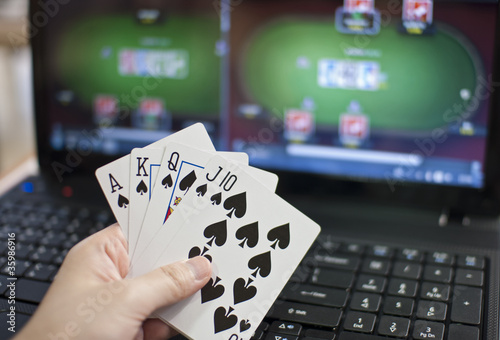 Photo: Online poker Online poker