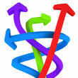Arrows rotating
