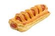 Feuilleté saucisse isolé Feuilleté saucisse isolé